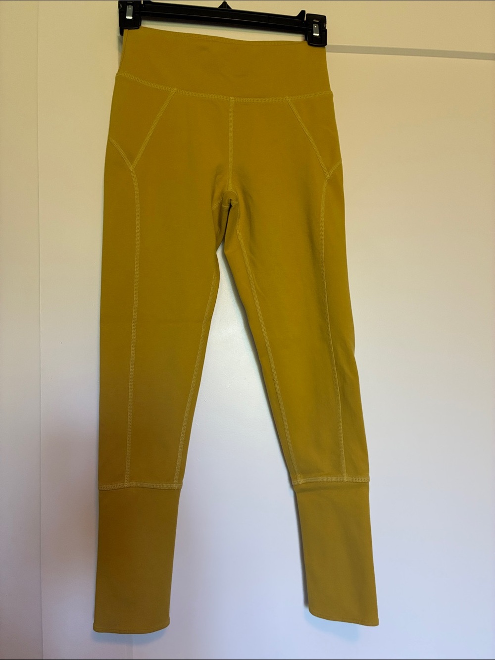FP Movement by Free People High-Waist Leggings in Mustard Yellow